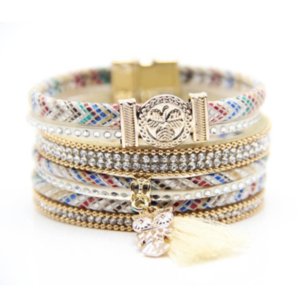 Multi-Color and Layer Magnetic Charm Bracelet - Picture 1 of 1